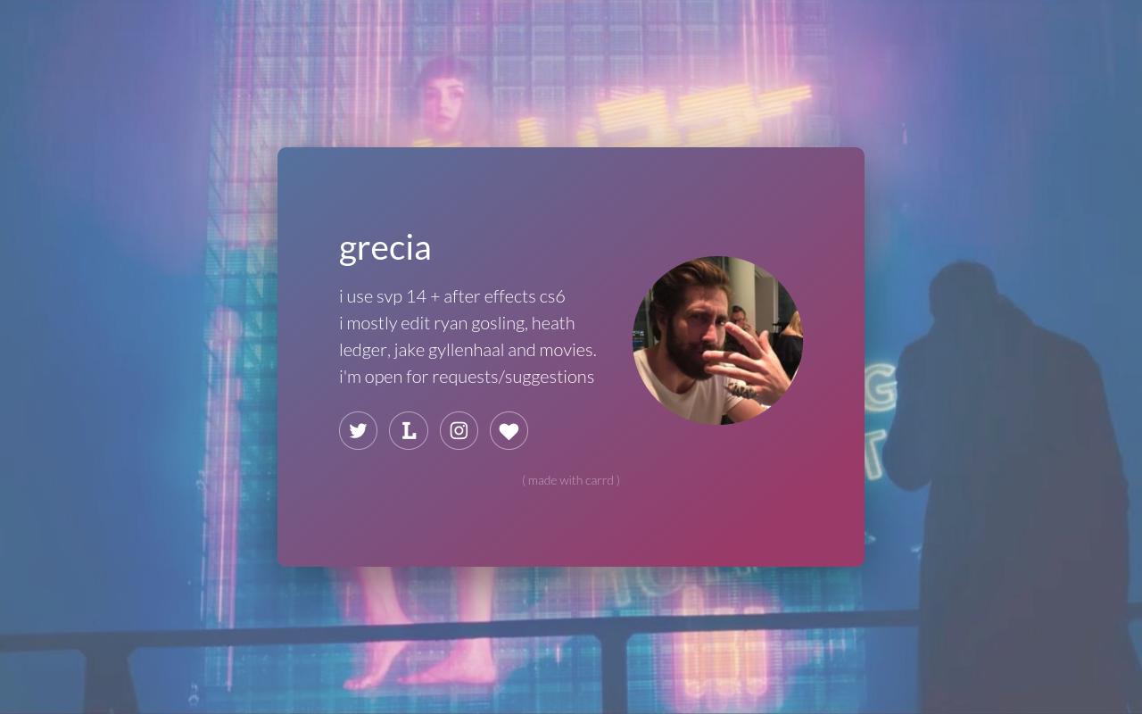 Carrd profile picture for @goose